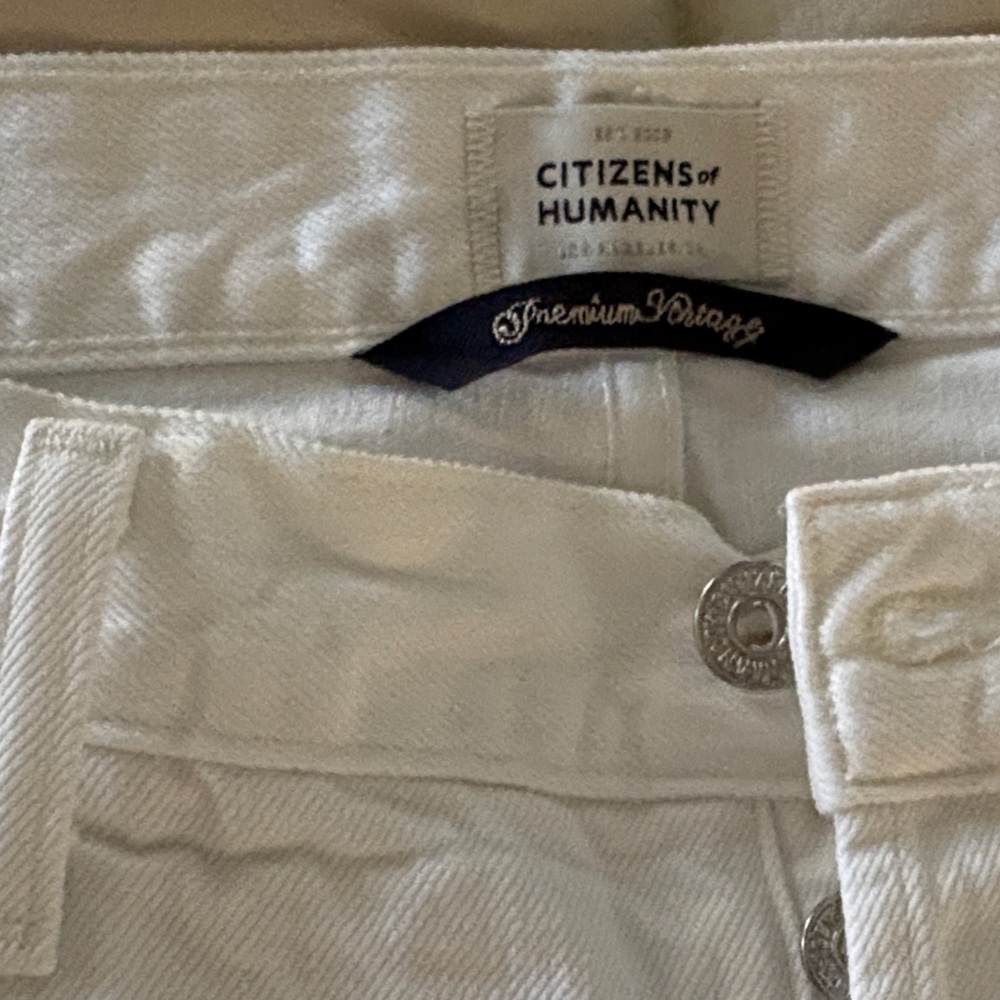 Citizens of Humanity Off-White Neve Low Slung size 29
